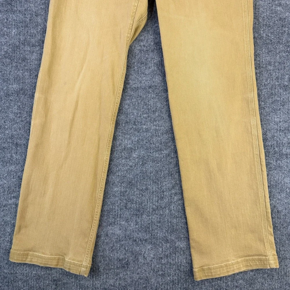 Mountain Hardwear Jeans Men 32x32 Golden Brown Tan Stretch Denim Straight Hiking